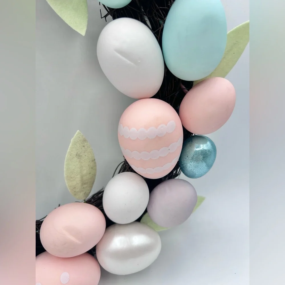 Target Spritz Easter Egg Wreath Spring Garden Wall Farmhouse 14